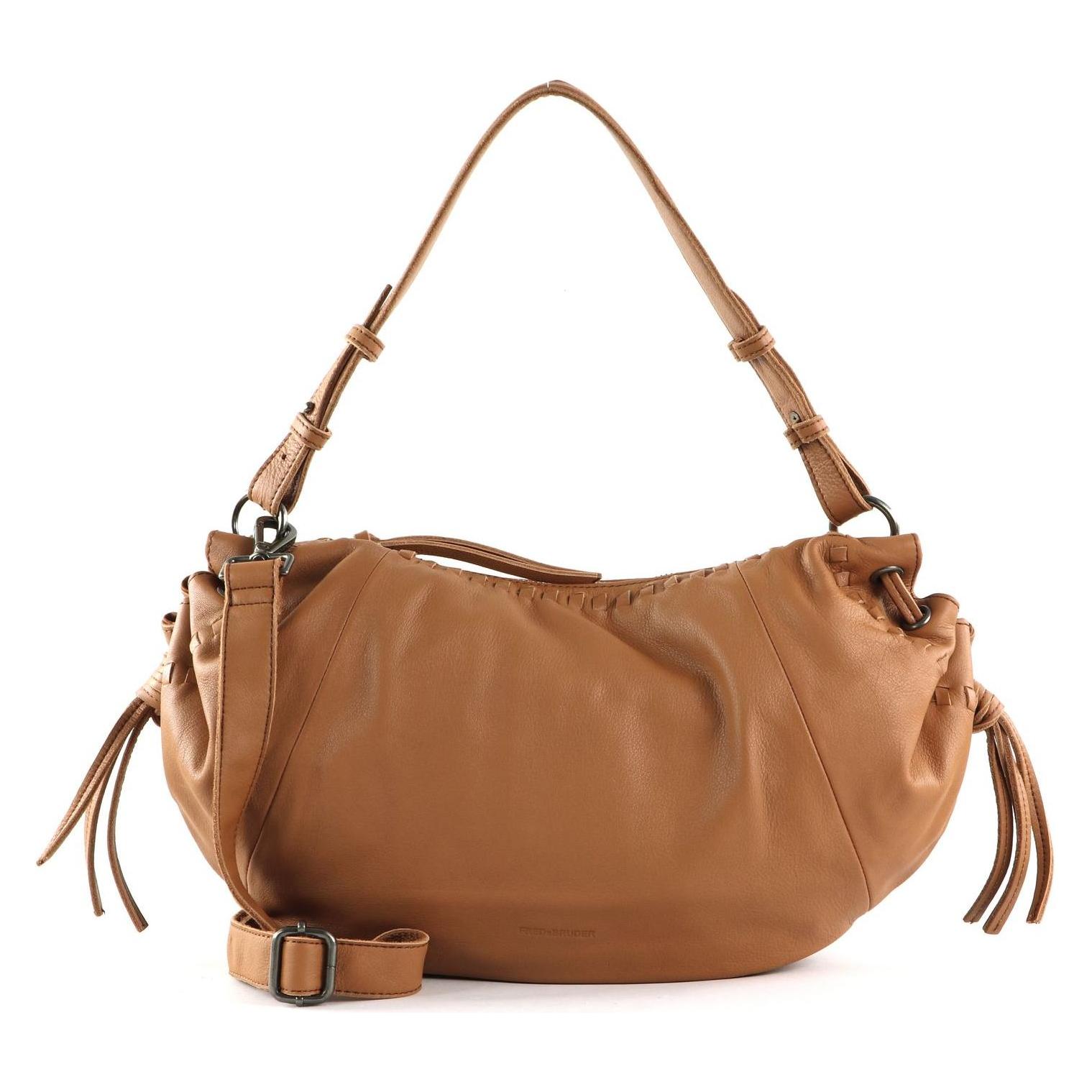 FredsBruder, Damen, Handtasche, Indial Shoulder Bag, Braun