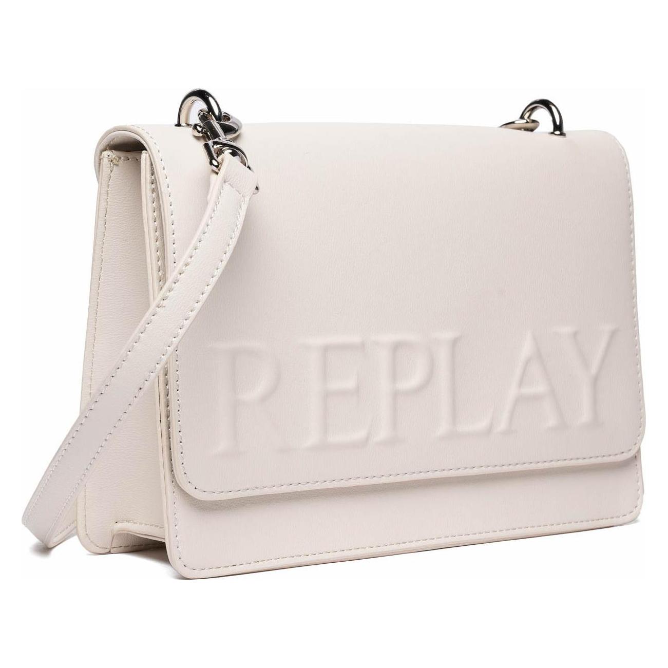 Replay, Damen, Handtasche, Crossbody Bag, Weiss