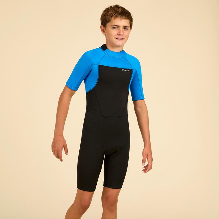 Actual product image Olaian Boys' surf wetsuit 2 mm neoprene (2 mm, 152)