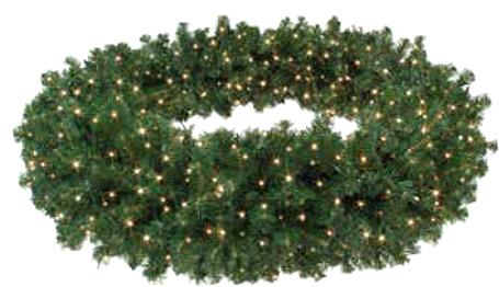 Actual product image Scharnberger+Hasenbein LED-Quick Fix Wreath Ø100cm 230V 28W warmweiss, 320 LED, 528 Tipps, Indoor