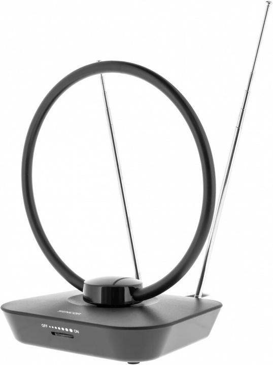 Produktbild Sencor Antenne SDA 102 DVB-T2/T 20db, 75Ohm, 4G LTE (Zimmerantenne, 20 dB, LTE, DVB-T / -T2)