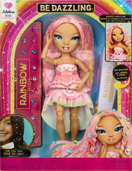 Actual product image Rainbow High - Be Dazzling Fashion Dolls - Pink - Adeline Rose (597797)