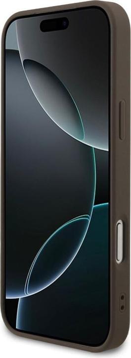 Immagine prodotto Guess - 4G Ring Classic Logo MagSafe (GUHMP17XG4GFRW) - iPhone 17 Pro Max - Brown (Apple iPhone 17 Pro Max)