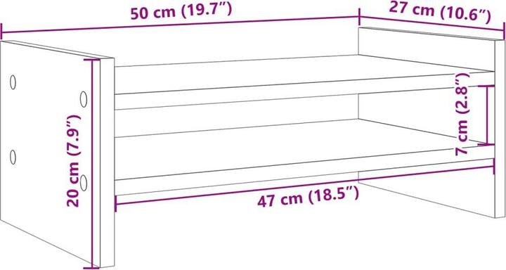Immagine prodotto vidaXL Monitorständer