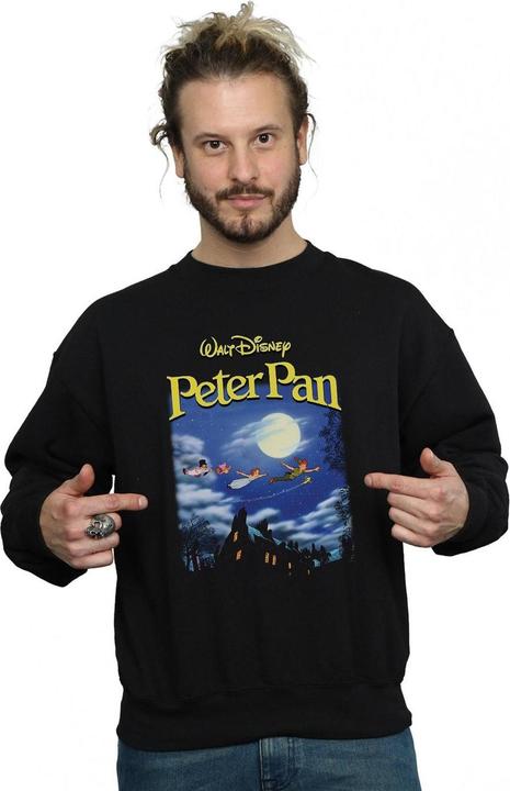 Actual product image Disney Mens Peter Pan Come With Me Homage Sweatshirt (4XL)