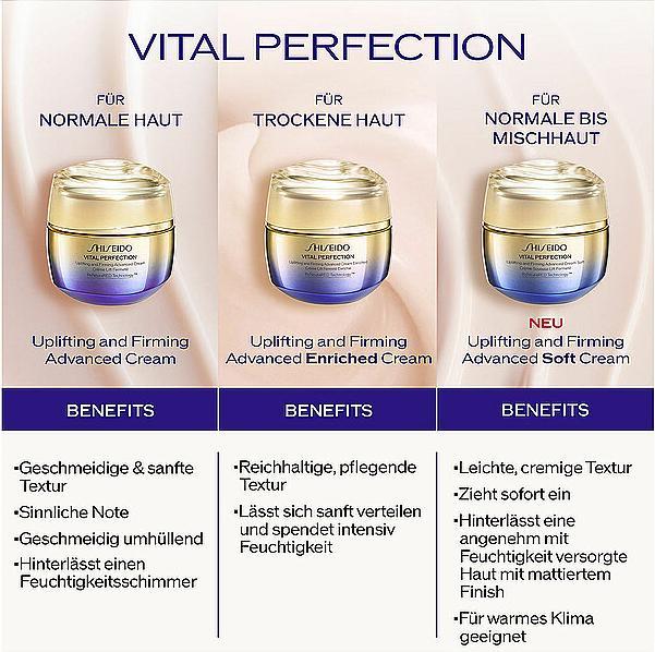 Produktbild Shiseido Vital Perfection - Advanced Soft Cream (50 ml, Tagescreme)