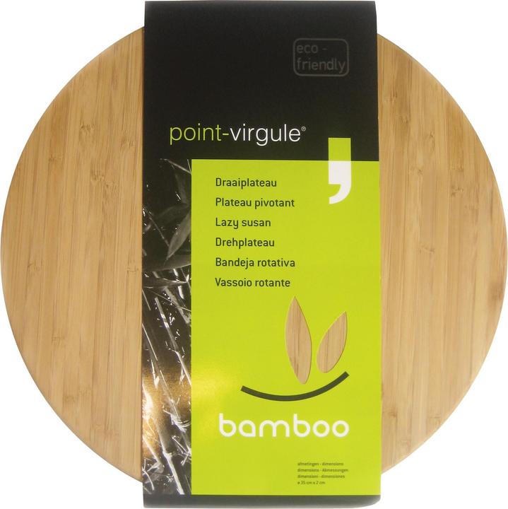 Immagine prodotto Point Virgule Piatto girevole in bambù