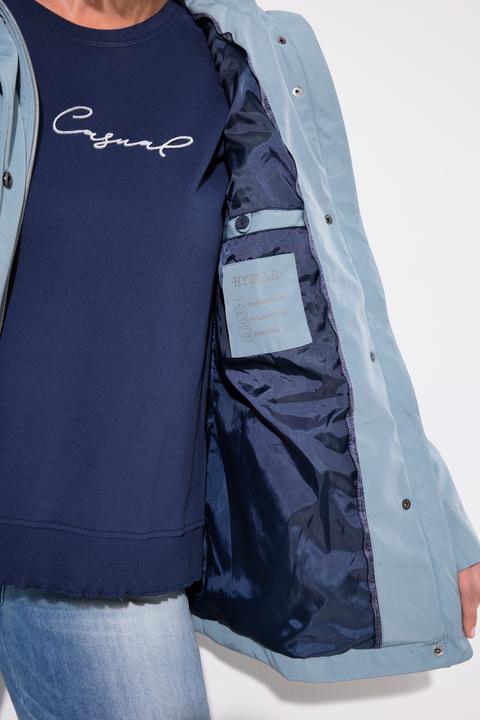 Produktbild Ulla Popken HYPRAR Funktionsjacke, wasserabweisend, Kapuze (46, 48)