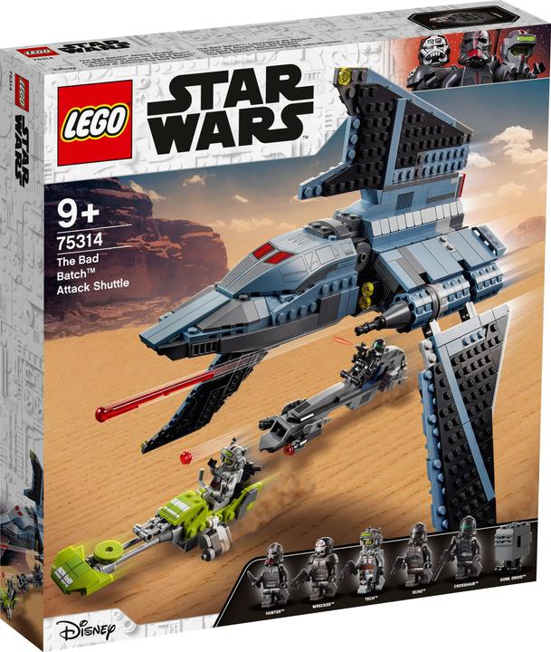 Produktbild LEGO Star Wars Angriffsshuttle aus The Bad Batch (75314, LEGO Star Wars)