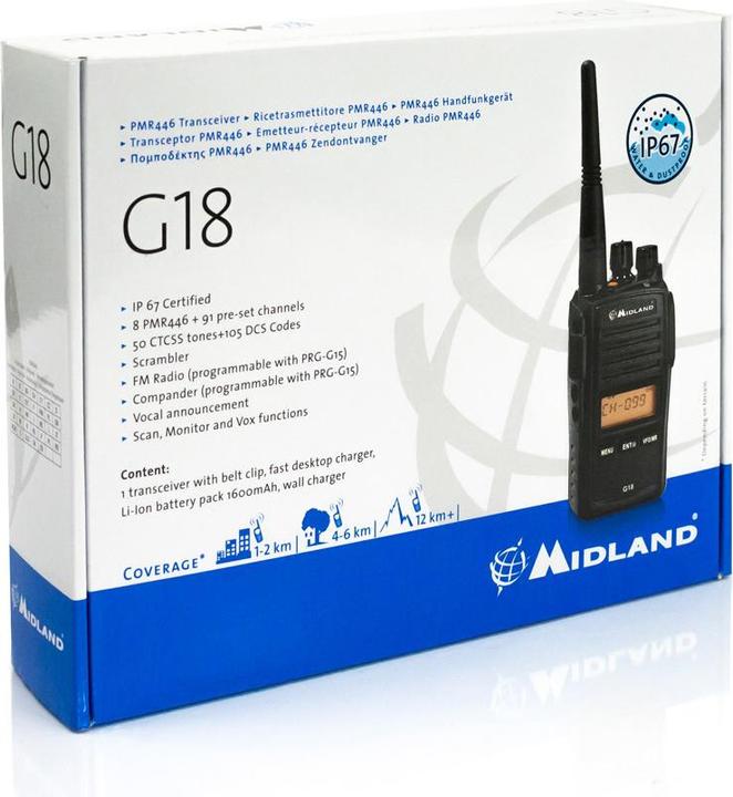 Image du produit Midland Radio portable PMR G18 C1145