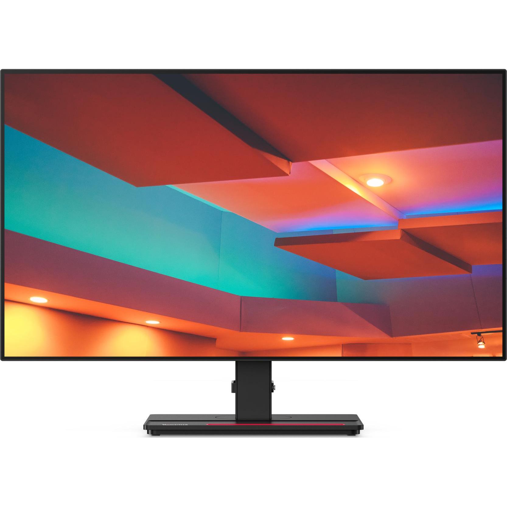 Thumbnail - Lenovo ThinkVision P27h-20 (2560 x 1440 Pixel, 27"), Monitor, Schwarz
