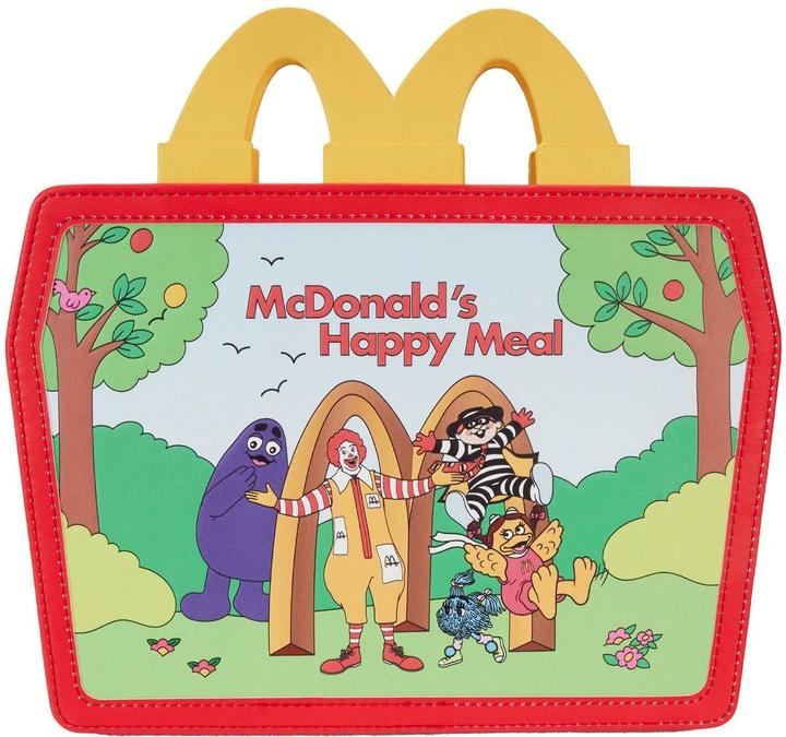 Loungefly McDonalds by Carnet de notes Boîte à lunch Happy Meal (À rayures, Couverture souple)