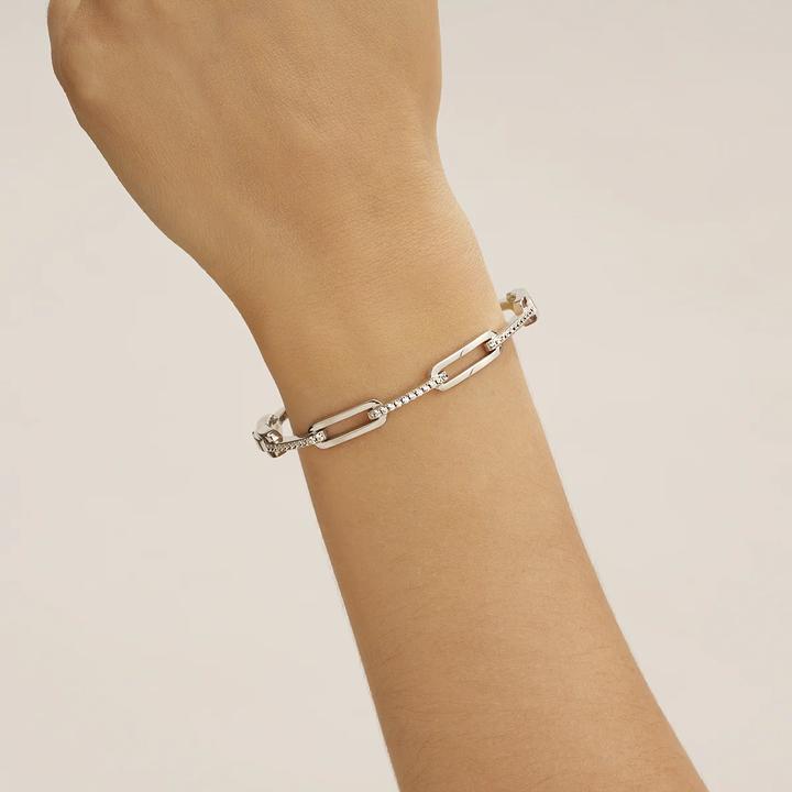 Immagine prodotto Charles Garnier Bracciale in argento e zirconi (0.63 cm, Argento 925)
