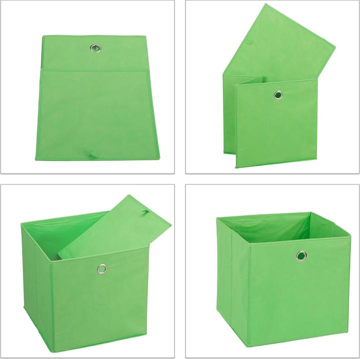 Immagine prodotto Relaxdays 4x scatola-da-scaffale (30 x 30 x 30 cm, 26 l)