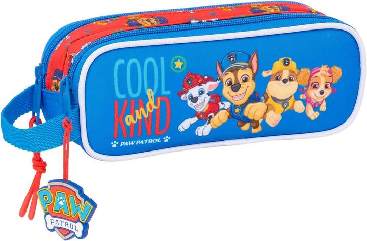 Paw Patrol The Zweifaches Mehrzweck-Etui Cool Blau Rot 21 X 8 X 6 Cm
