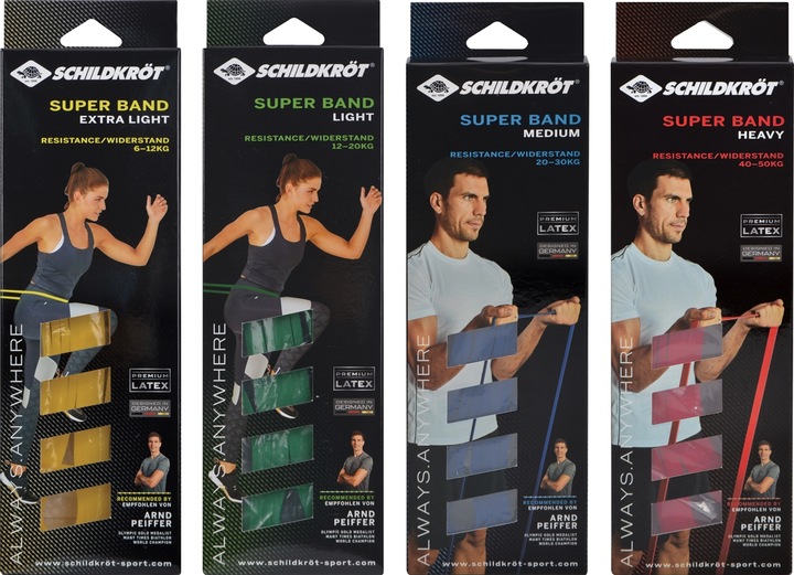 Actual product image Schildkröt Super Band (1.80 m, Extra Light, Easy, Medium, Strong, Extra strength)