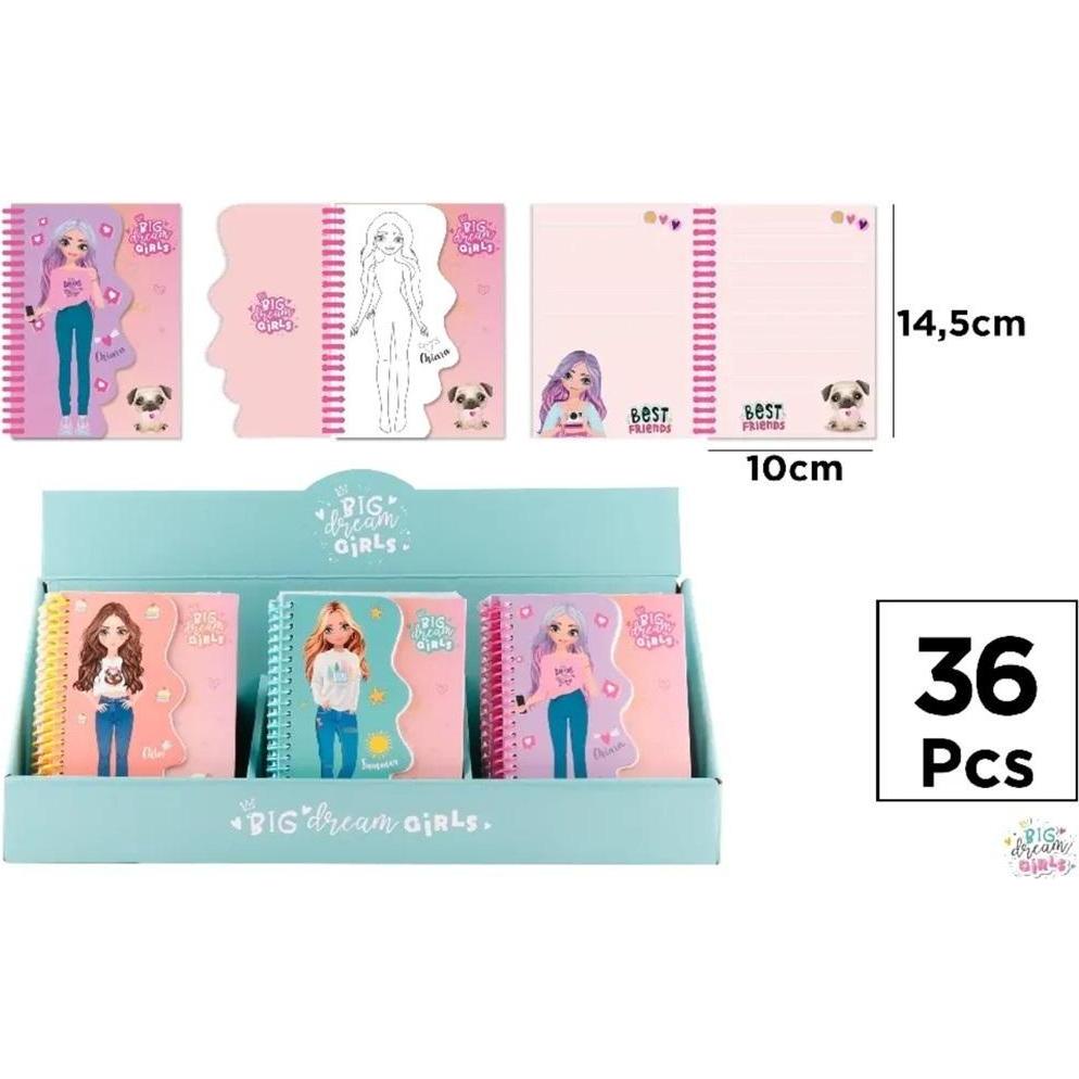 Teka, Quaderni + Bloc notes, Big Dream Girls Chloe Notizbuch