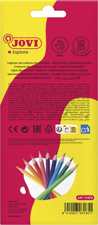Produktbild Jovi Buntstifte Woodless VE=12 Farben (12x)