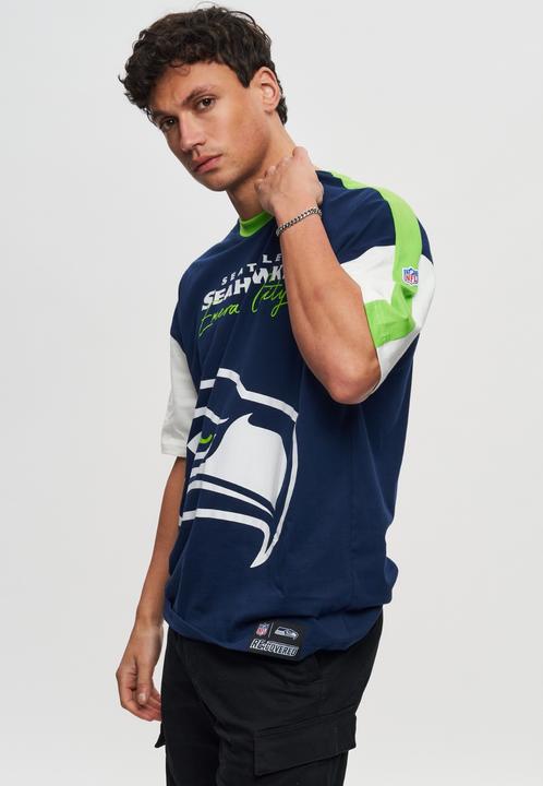 Immagine prodotto Recovered Re:Covered - Camicia oversize - NFL Seattle Seahawks - M (M)