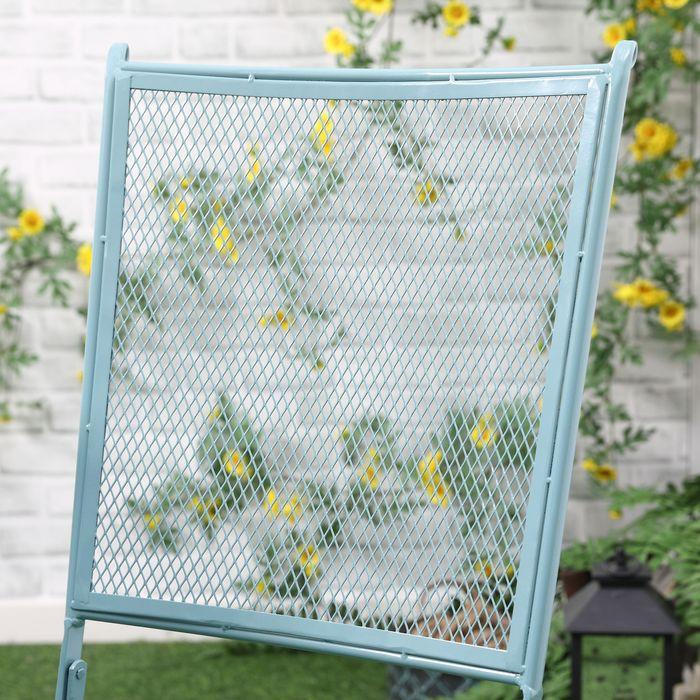 Image du produit Swisshandel24 Set de jardin pour 2 personnes set bistro 1 table + 2 chaises pliantes pour terrasse balcon M (55.50 cm)