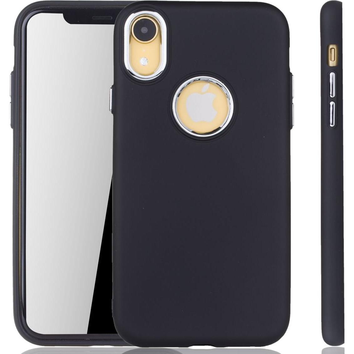 König Design Apple iPhone XR Hülle Case Handy Cover Schutz Tasche Schutzhülle Bumper Schwarz (Apple iPhone XR), Smartpho...