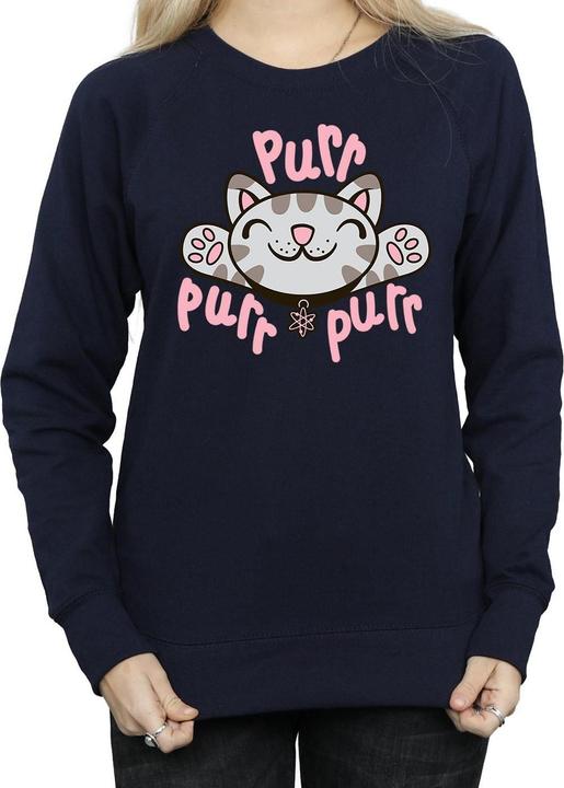Actual product image Big Bang Theory Womens/Ladies Soft Kitty Purr Sweatshirt (L)