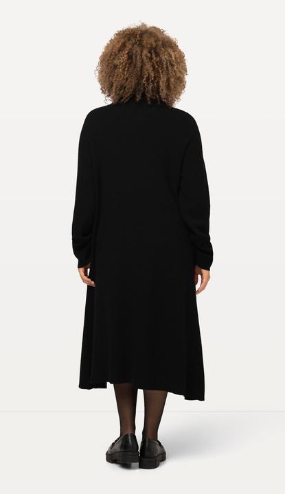 Produktbild Ulla Popken Long-Pullover, A-Linie, Stehkragen, Langarm (56)