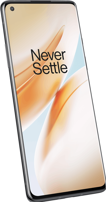 Produktbild OnePlus 8 (8GB) (128 GB, Onyx Black, 6.55", Dual SIM, 48 Mpx, 5G)