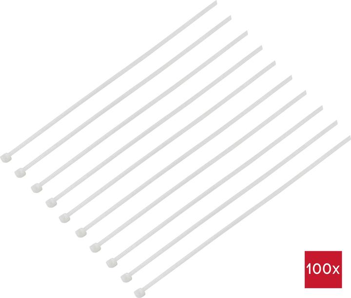 Actual product image Tru Components TC-BT-750-7.6-N Cable tie 750 mm 7.6 mm Natural 100 pcs. (750 mm, 100 pcs.)