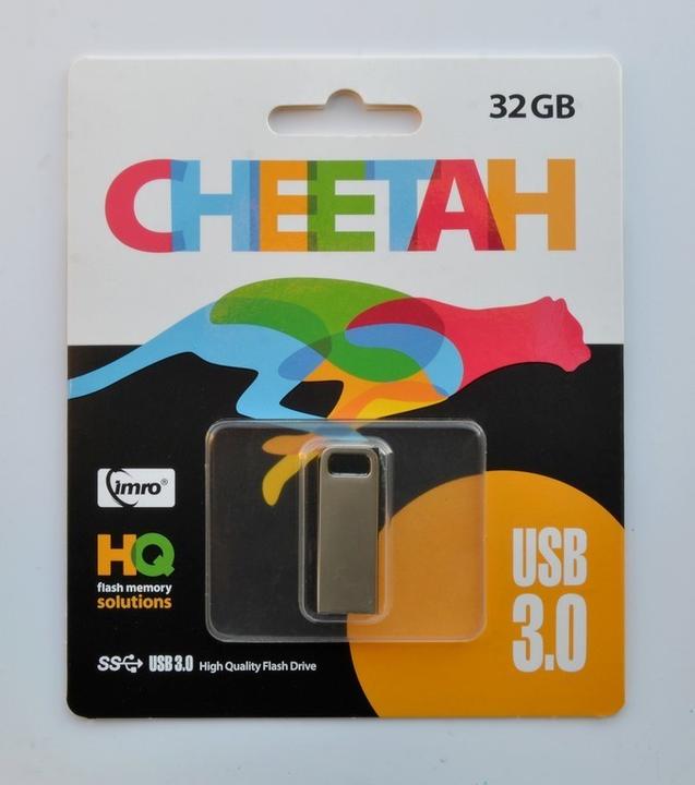 Image du produit IMRO Clé USB 3.0 CHEETAH/32GB Chrome Argent (32 Go, USB-A)