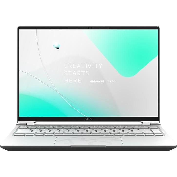 Gigabyte Aero 14 OLED (14", 1000 GB, 16 GB, DE, Intel Core i7-13700H), Notebook, Silber