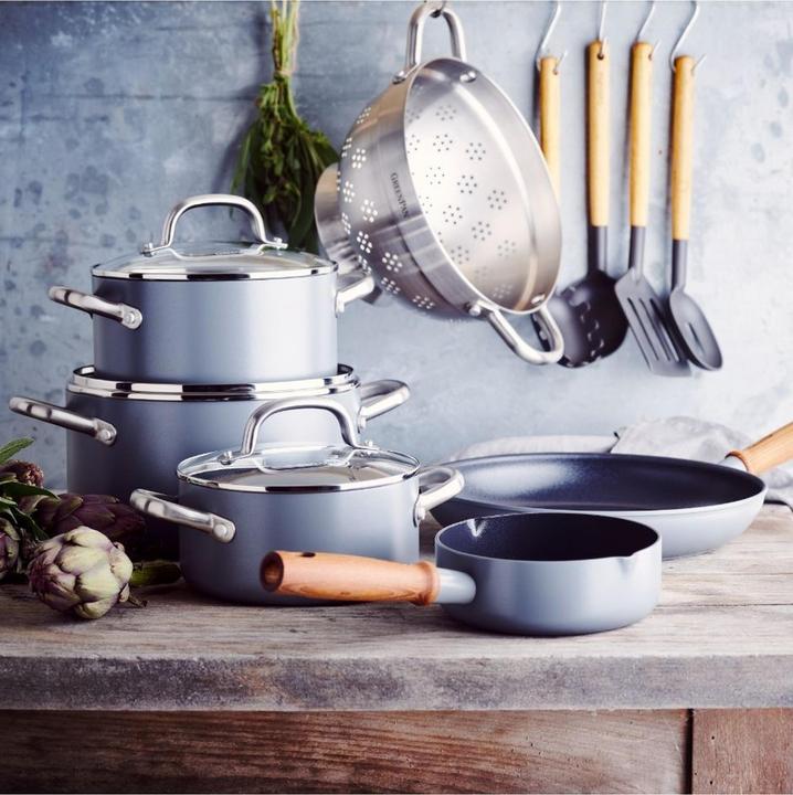 Actual product image Greenpan Mayflower Pro breakdown kit - 5 delig - PFAS-vrij (28 cm, Pan set + pot set, Aluminium)