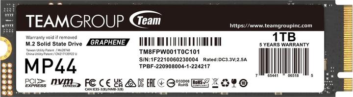 Team Group MP44 (1000 GB, M.2 2280)