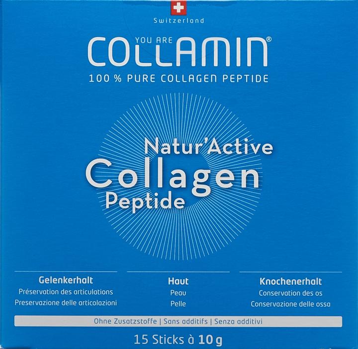 Produktbild Collamin Natur'Active Collagen Peptide (15 Stück, Pulver, 10 g)