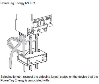 Image du produit Schneider Electric SE R9M60 PowerTag Resi9 Flex F63, 1P+N, connexion avec Wiser Gateway