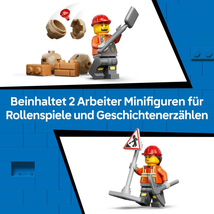 Actual product image LEGO 60480 Gelber Baggerlader
