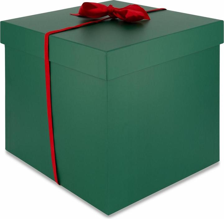 Stewo Geschenkbox Dark Green Cube (27x27x27cm)