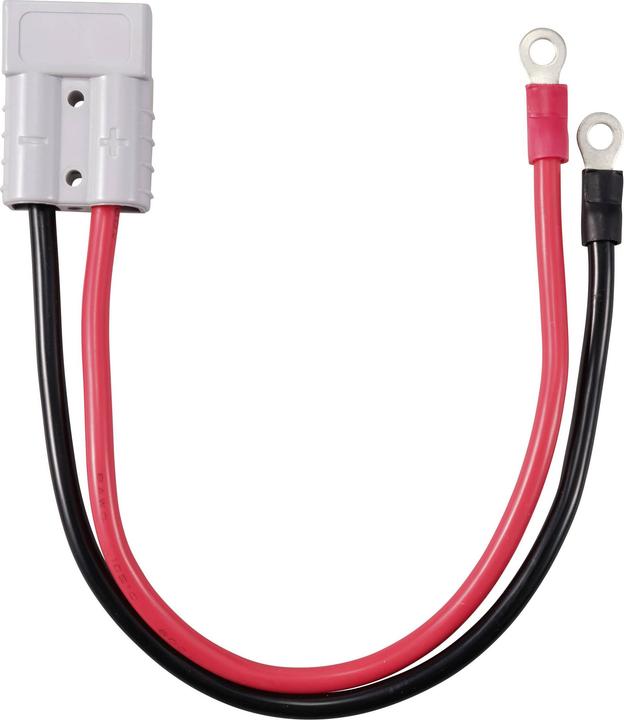 Produktbild Tru Components Hochstrom Batteriesteckverbinder auf M6-Ringöse TC-12195688 Schwarz, Rot TRU CO (Solarstecker)