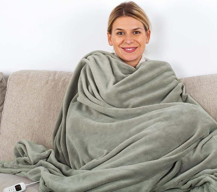 Immagine prodotto Nedis Copripiumino elettrico 1 persona 180 x 130 cm 9 impostazioni di calore lavabile overheatun (180 x 130 cm)