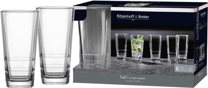 Immagine prodotto Ritzenhoff & Breker Bicchiere longdrink Bali 6ST 370ml (0.37 l, 6x)