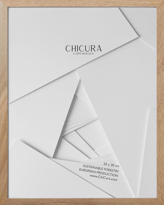 ChiCura Holzrahmen - Glas (24 x 30 cm)
