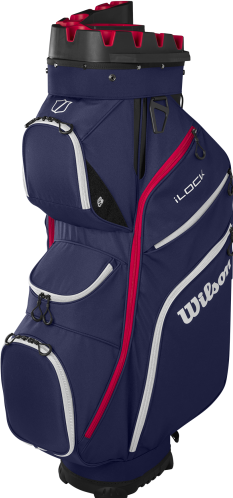 Actual product image Wilson - iLock Cart Bag - Navy/White/Red