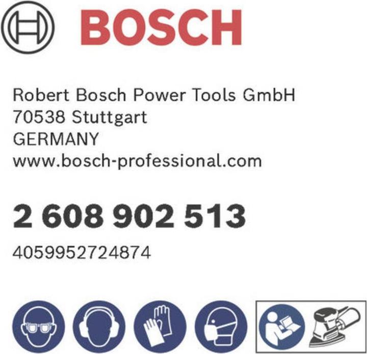 Productafbeelding Bosch Professional Zubehör EXPERT C470 Schleifpapier Set, 102x102mm, K60/80/120/180/240, 50-tlg. Start Pack (120, 180, 240, 60, 80)