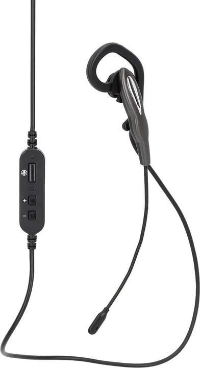 Image du produit Nedis Casque pour PC - Écouteur - Mono - USB Type-A/USB Type-C - Microphone pliable - Noir (Filaire, USB-A)