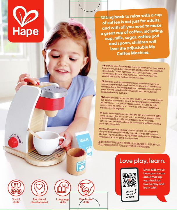Produktbild Hape Meine Kaffeemaschine