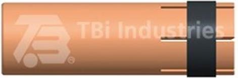 Actual product image Abicor Binzel Gas nozzle cylindrical 17 mm 63.5 mm