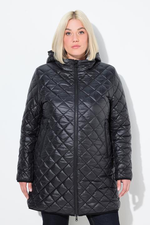 Produktbild Ulla Popken HYPRAR Wende-Steppjacke, Reflektor, 2-Wege-Zipper (54)