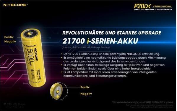 Produktbild Nitecore P20iX - 4000 Lumen (14 cm, 4000 lm)
