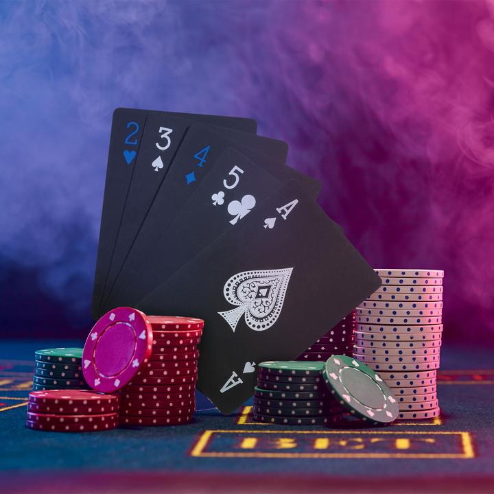 Produktbild Relaxdays Pokerkarten (Englisch, Deutsch, Französisch, Italienisch)