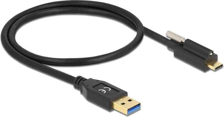 Produktbild Delock 84025 USB Kabel 0,5 m USB 3.2 Gen 2 (3.1 Gen 2) USB 3.2 Gen 2 type-A USB C Schwarz (0.50 m, USB 3.2 Gen 2)